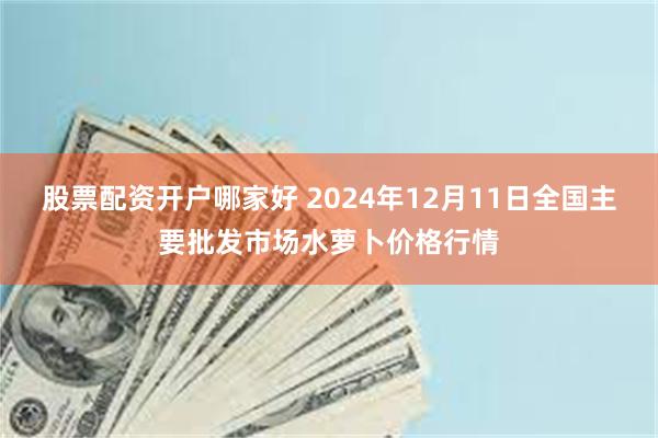 股票配资开户哪家好 2024年12月11日全国主要批发市场水萝卜价格行情
