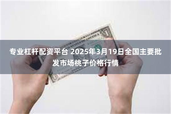 专业杠杆配资平台 2025年3月19日全国主要批发市场桃子价格行情