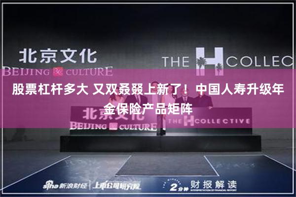 股票杠杆多大 又双叒叕上新了！中国人寿升级年金保险产品矩阵