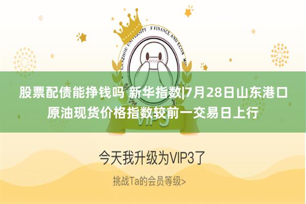 股票配债能挣钱吗 新华指数|7月28日山东港口原油现货价格指数较前一交易日上行